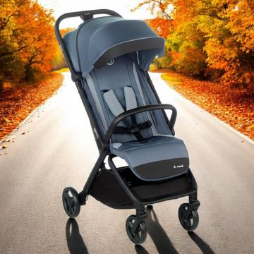 Carucior pentru copii Jane Clap Seal sport, cadru din aluminium, spatar reglabil, design compact, pliere automata