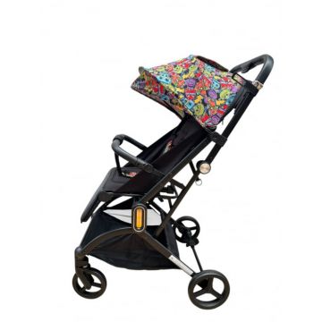 Carucior sport 002L, Multicolor, L-Sun, cu pliere rapida, suspensii si pozitie de somn