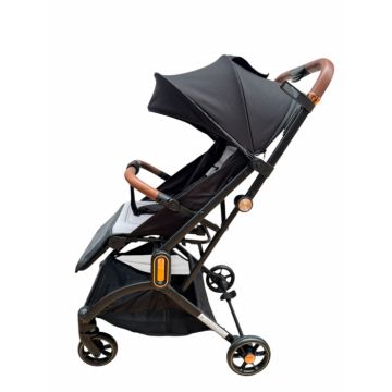 Carucior sport 002L, Negru, L-Sun, cu pliere rapida, suspensii si pozitie de somn