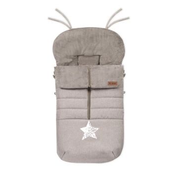 Sac de iarna, Jane, Nest, Pentru carucior, Universal, 95 x 46 cm, Material interior din fleece, Horizons