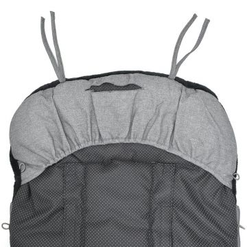 Sac de iarna Jane Nest Shadow pentru carucior, universal, 95x46 cm