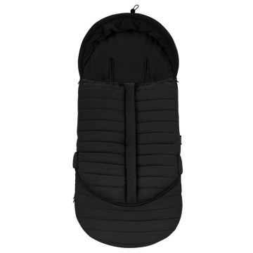 Sac de iarna, Lionelo, Oli, Pentru carucior, landou sau scaun auto, 101x45 cm, Impermeabil, Rezistent pana la -20 grade, Extensibil, Negru