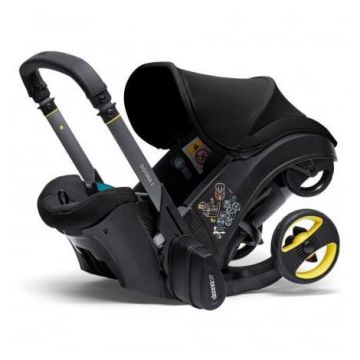 Scoica auto Doona i i-Size Nitro Black 2 in 1