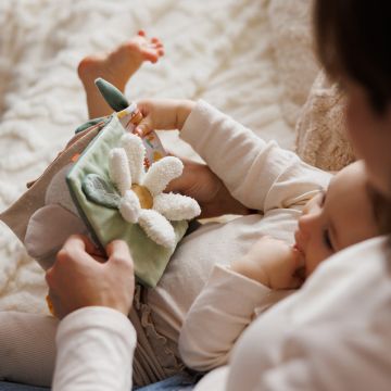 Carte senzoriala pentru copii Babyono Vacuta Bingo