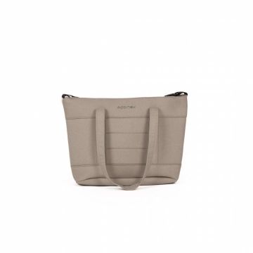 Carucior 2 in 1 pentru copii, Adamex Nova premium, doua piese distincte, suspensii, maner reglabil, roti mari anti-pana, greutate maxim admisa 22 kg, accesorii incluse, Cappuccino