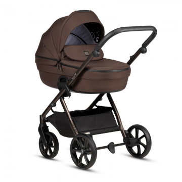 Carucior 2 in 1 Tutis Uno 6+ Tiramissu 147, sezut reversibil, spatar reglabil, cadru din aluminiu, amortizoare, roti cu blocare, greutate admisa 22 kg