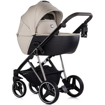Carucior 3 in 1 pentru copii Chipolino Imperium Cashmere, cadru din aluminiu, sezut reversibil, maner reglabil, roti cu suspensii, pozitie anti-reflux, greutate admisa 22 kg