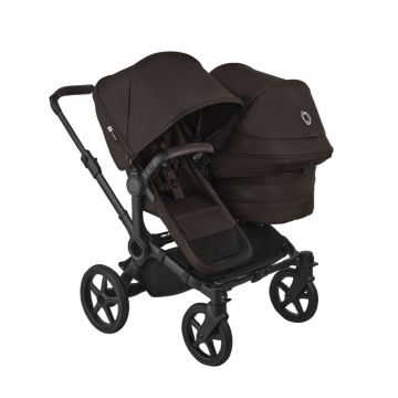 Carucior Bugaboo Donkey 6 Duo Black Brown