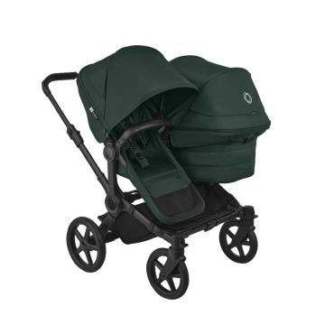 Carucior Bugaboo Donkey 6 Duo Black Green