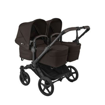 Carucior Bugaboo Donkey 6 Twin Black Brown