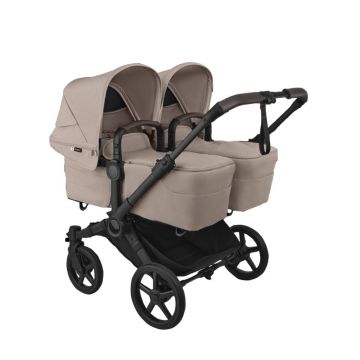 Carucior Bugaboo Donkey 6 Twin Black Desert Taupe