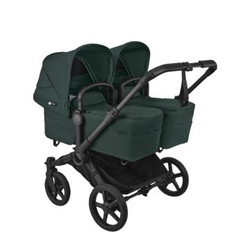 Carucior Bugaboo Donkey 6 Twin Black Green