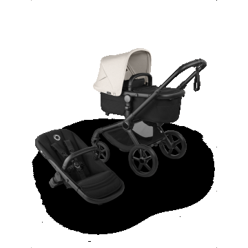 Carucior Bugaboo Fox 5  Renew Black Heritage Black Misty White