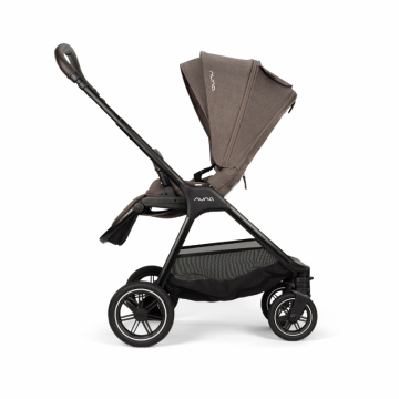 Carucior compact Nuna Triv next Chestnut reversibil, roti cu suspensii, suport reglabil pentru picioare, greutate admisa 22 kg