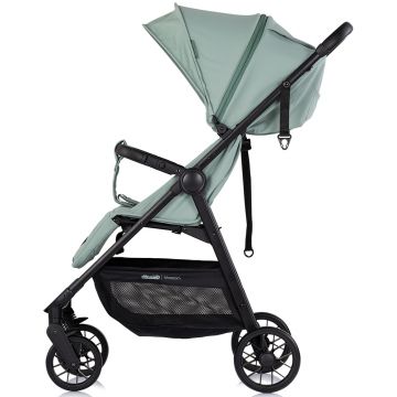 Carucior pentru copii Chipolino Blossom Matcha, spatar reglabil, bara de protectie, greutate admisa 22 kg
