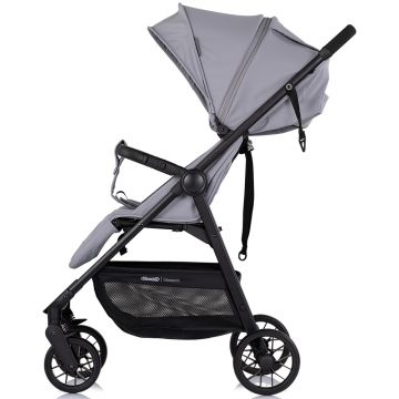Carucior pentru copii Chipolino Blossom Platinum, spatar reglabil, bara de protectie, greutate admisa 22 kg