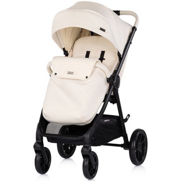 Carucior pentru copii Chipolino Ultera Cashmere cu husa pentru picioare, bara detasabila, roti cu suspensii, greutate admisa 22 kg