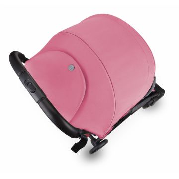Carucior pentru copii Globber Stroll Lite Roz, ultra usor, compact, mecanism pliere cu o singura mana, spatar ajustabil, greutate admisa 22 kg