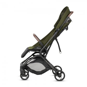 Carucior pentru copii Tutis Noordi Sia Navy Green carbon, 5.9 kg, compatibil avion, accesorii incluse, greutate admisa 22 kg