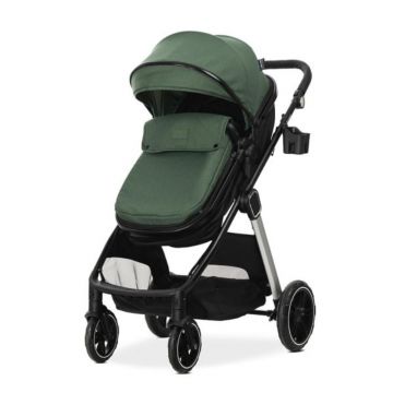 Carucior set 3 in 1, Lorelli Aspen, pana la 22 kg, Green