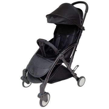 Carucior sport B508 negru, pliabil compact, 0-36 luni, 6.1 kg, reclinabil, cos depozitare