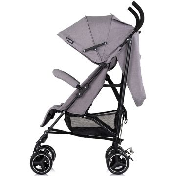 Carucior sport pentru copii Chipolino Milano Platinum, spatar reglabil, pliere tip umbrela, suport de picioare reglabil, greutate admisa 22 kg