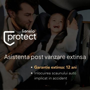 Carucior sport pentru copii Lionelo Tansi negru cu pliere automata, ultracompact, manevrare cu o mana, roti cu tehnologie GravelTech, spatar si suport picioare reglabile 6-48 luni, greutate admisa 22 kg