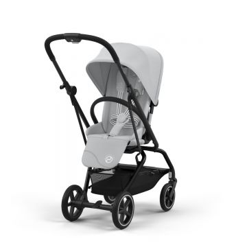 Carucior sport rotativ Cybex Gold Eezy S Twist+ 2 Fog Grey cu cadru Negru