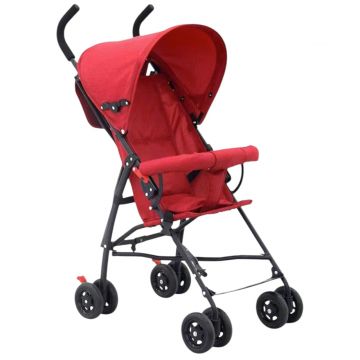 Carucior sport S101 rosu, ultra usor 4 kg, pliabil tip troller, 6-36 luni