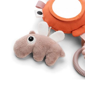 Jucarie cu activitati si oglinda Done by Deer Happy Clouds papaya