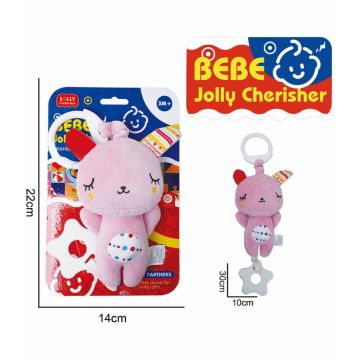 Jucarie iepuras din plus pentru carucior