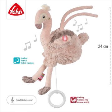 Jucarie muzicala mini Fehn Flamingo
