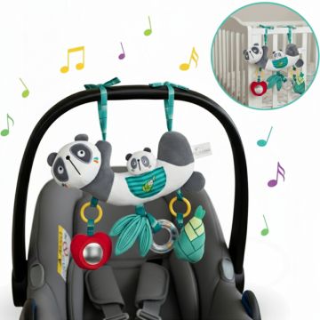 Pandantiv senzorial Bocioland Panda Bear, pentru carucior si patut