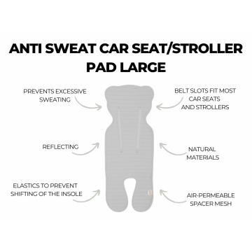 Protectie antitranspiratie 3D pentru carucior parte sport Sand Sleepee