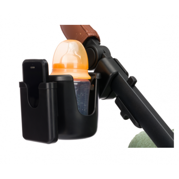 Suport de pahar si telefon pentru carucioare Fillikid black