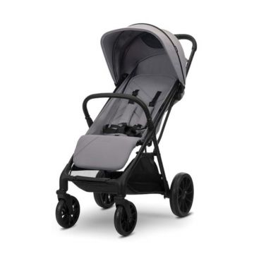 Carucior pentru copii, Lorelli Nuvella, pliere cu o mana, spatar reglabil, pana la 22 kg, Grey