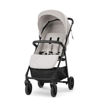 Carucior pentru copii Lorelli Zozu Beige Latte, ultrausor, pliere cu o mana, 5.8 kg, pana la 22 kg, roti cu suspensii
