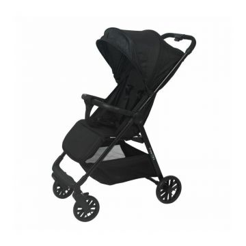 Carucior sport, FreeON, Velo, 5.3 Kg, De la nastere pana la 22 kg, Cu copertina mare, Black