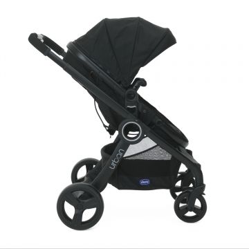 Cărucior sport transformabil Urban Plus, Black (Negru), 0luni+