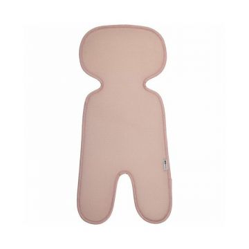 Insert antitranspiratie pentru scaun auto, FreeON, Din plasa respirabila 3D, Universal, Pink