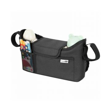Organizator universal, FreeON, Pentru carucior, Cu multiple compartimente, Black Symphony