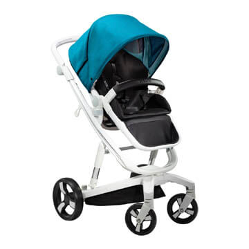 Carucior Bebumi Space 2 in 1 Green cadru alb