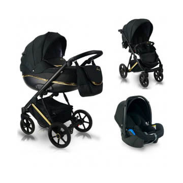 Carucior copii 3 in 1 Bexa Next Gold