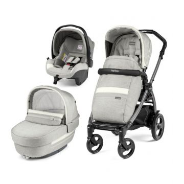 Carucior 3 in 1 Peg Perego Book Plus 51 Titania Luxe Pure