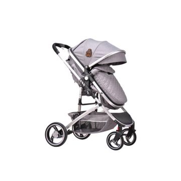 Carucior transformabil KikkaBoo 3 in 1 Tiara Grey