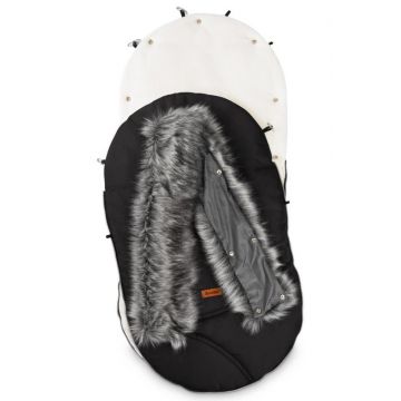 Sac de iarna Sensillo Eskimo Polar 100x46 cm Negru Sac de iarna Sensillo Eskimo Polar 100x46 cm Negru