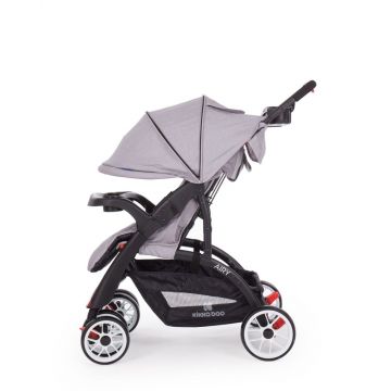 Carucior 2 in 1 cu scaun auto Airy Grey