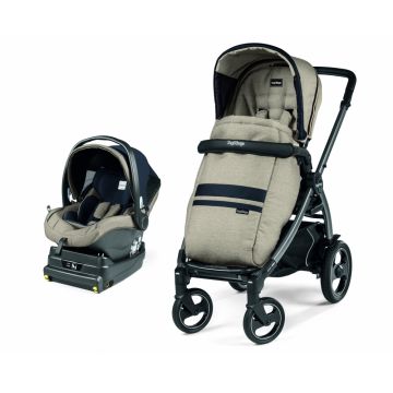 Carucior 2 in 1 Peg Perego Book  51 S Titania i-Size Luxe Ecru 0 - 22 kg