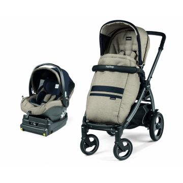 Carucior 2 in 1 Peg Perego Book 51 S Titania i-Size Luxe Ecru 0 - 22 kg