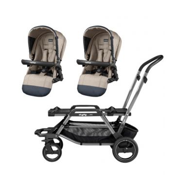 Carucior Duette Piroet Elite Peg Perego Luxe Ecru